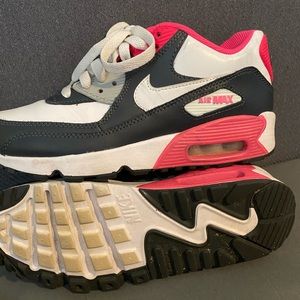 Pink, black and white Nike Air Max